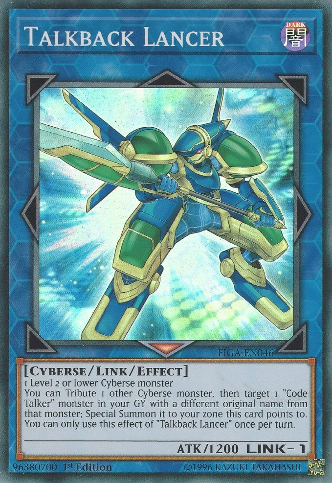Talkback Lancer [FIGA-EN046] Super Rare | Jomio and Rueliete's Cards and Comics