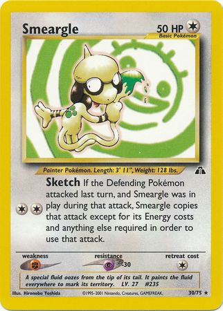 Smeargle (30/75) [Neo Discovery Unlimited] | Jomio and Rueliete's Cards and Comics