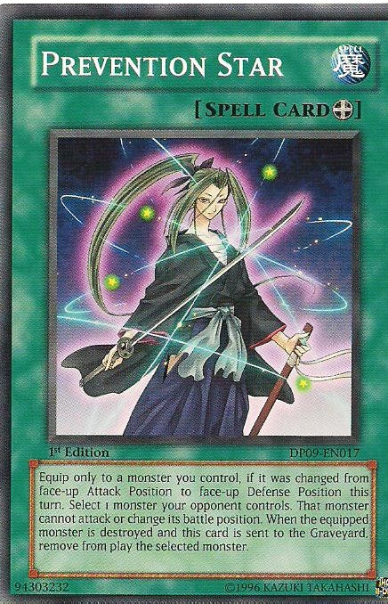 Prevention Star [DP09-EN017] Common | Jomio and Rueliete's Cards and Comics