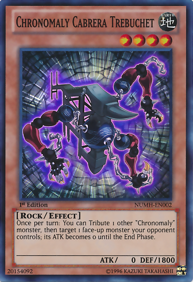 Chronomaly Cabrera Trebuchet [NUMH-EN002] Super Rare | Jomio and Rueliete's Cards and Comics