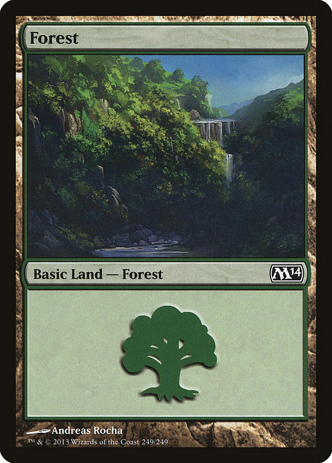 Forest (249) [Magic 2014] | Jomio and Rueliete's Cards and Comics