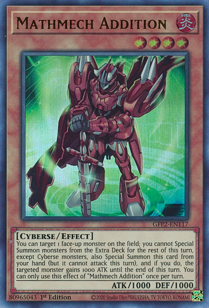 Mathmech Addition [GFP2-EN117] Ultra Rare | Jomio and Rueliete's Cards and Comics