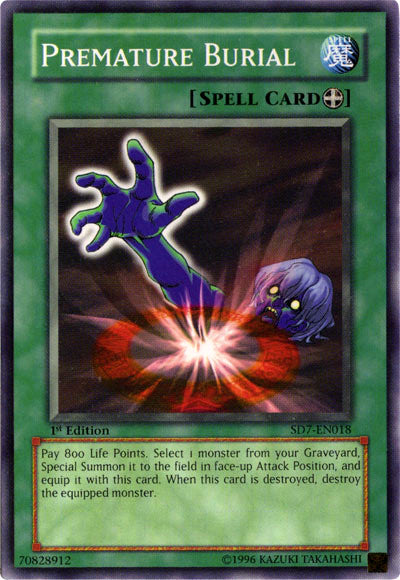 Premature Burial [SD7-EN018] Common | Jomio and Rueliete's Cards and Comics