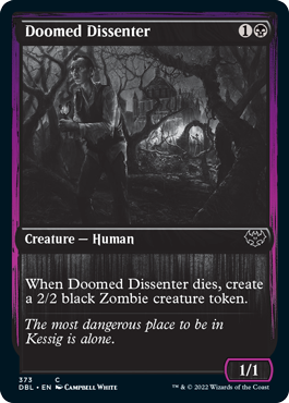 Doomed Dissenter [Innistrad: Double Feature] | Jomio and Rueliete's Cards and Comics
