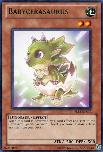 Babycerasaurus (Green) [DL13-EN012] Rare | Jomio and Rueliete's Cards and Comics