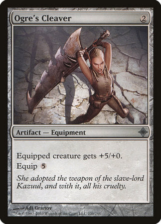 Ogre's Cleaver [Rise of the Eldrazi] | Jomio and Rueliete's Cards and Comics