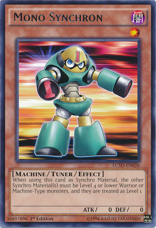 Mono Synchron [LC5D-EN026] Rare | Jomio and Rueliete's Cards and Comics