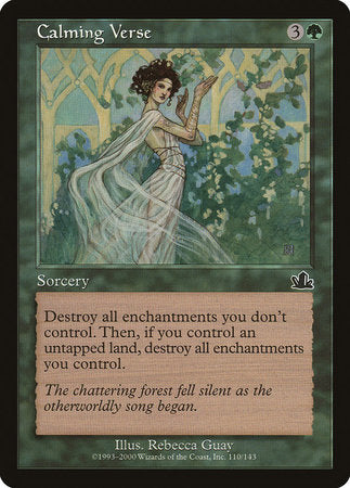 Calming Verse [Prophecy] | Jomio and Rueliete's Cards and Comics