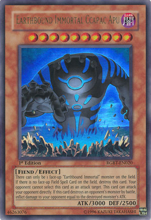 Earthbound Immortal Ccapac Apu [RGBT-EN020] Ultra Rare | Jomio and Rueliete's Cards and Comics