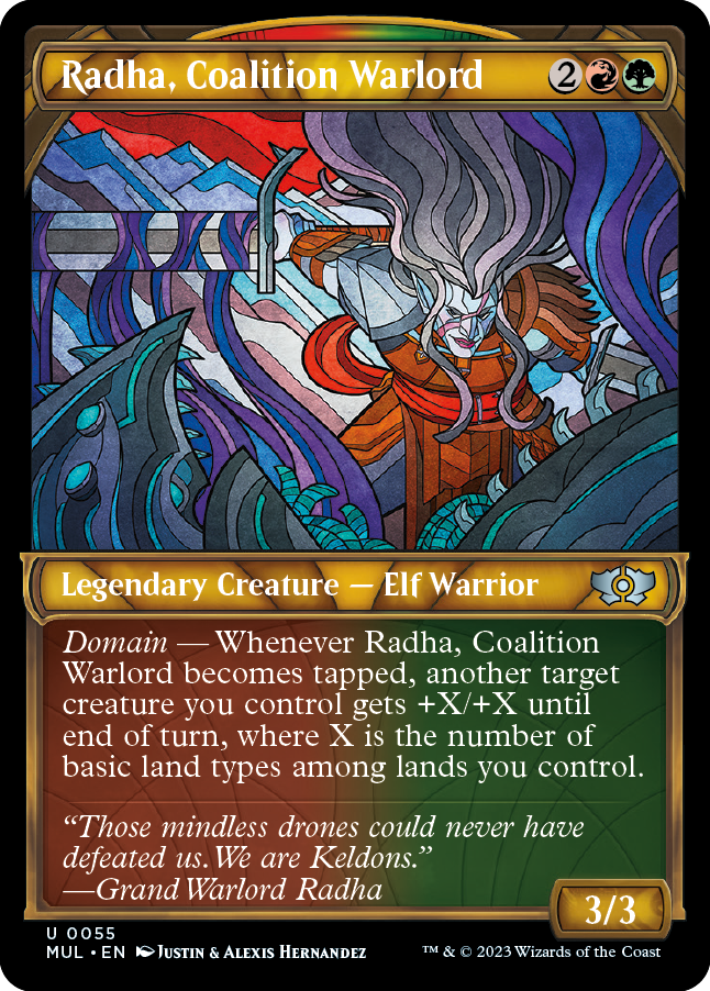 Radha, Coalition Warlord [Multiverse Legends] | Jomio and Rueliete's Cards and Comics