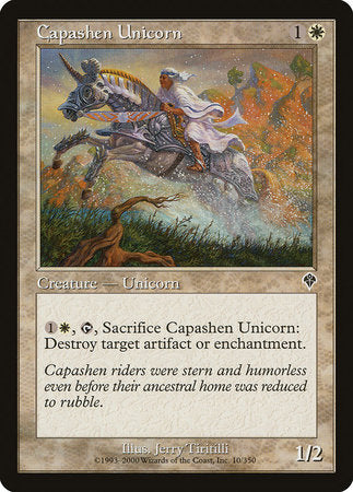 Capashen Unicorn [Invasion] | Jomio and Rueliete's Cards and Comics