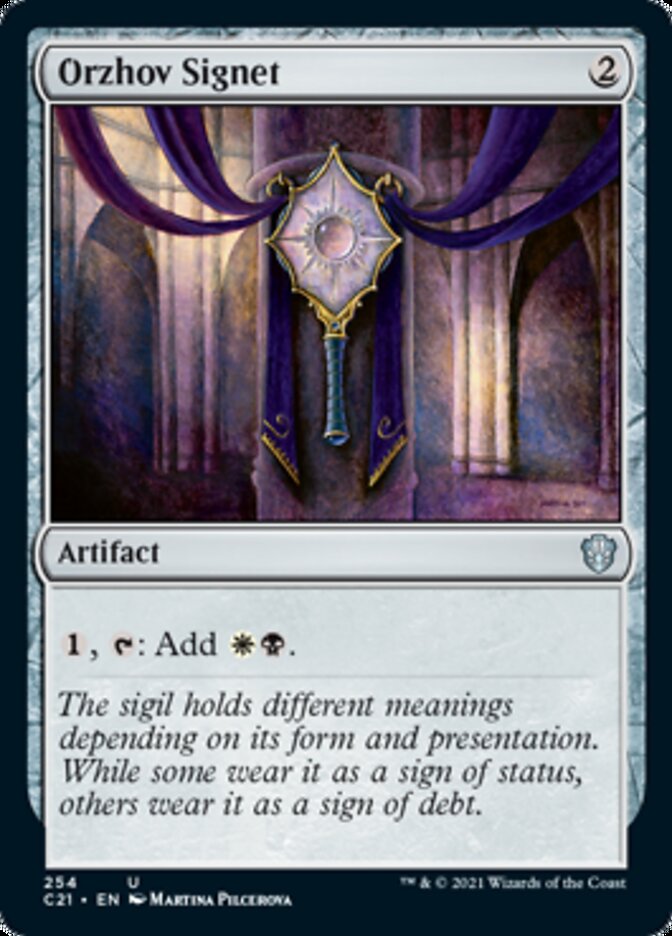 Orzhov Signet [Commander 2021] | Jomio and Rueliete's Cards and Comics