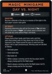 Day Vs. Night (Magic Minigame) [Innistrad: Midnight Hunt Minigame] | Jomio and Rueliete's Cards and Comics