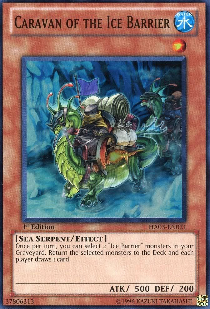Caravan of the Ice Barrier [HA03-EN021] Super Rare | Jomio and Rueliete's Cards and Comics