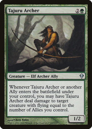Tajuru Archer [Zendikar] | Jomio and Rueliete's Cards and Comics