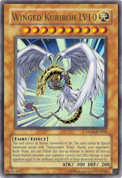 Winged Kuriboh LV10 [DR04-EN005] Ultra Rare | Jomio and Rueliete's Cards and Comics
