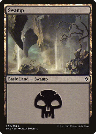 Swamp (262) [Battle for Zendikar] | Jomio and Rueliete's Cards and Comics