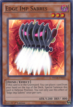Edge Imp Sabres [NECH-EN014] Super Rare | Jomio and Rueliete's Cards and Comics