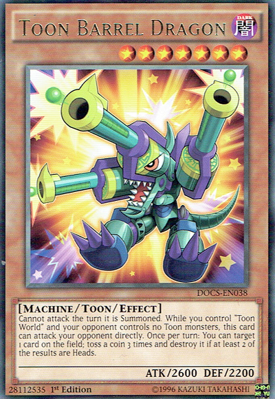 Toon Barrel Dragon [DOCS-EN038] Rare | Jomio and Rueliete's Cards and Comics