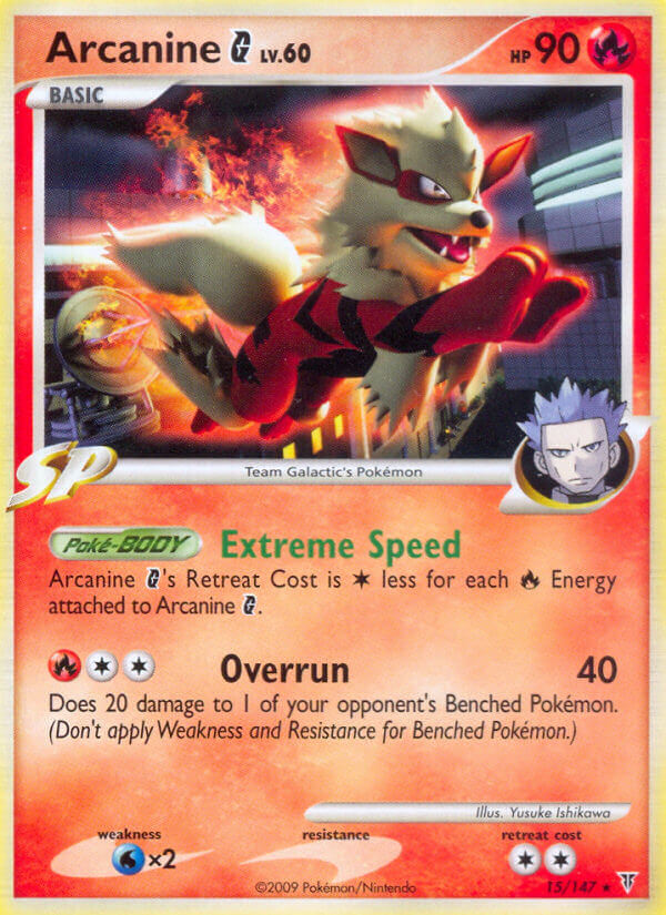 Arcanine G (15/147) (Theme Deck Exclusive) [Platinum: Supreme Victors] | Jomio and Rueliete's Cards and Comics