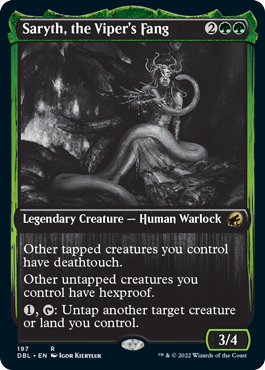 Saryth, the Viper's Fang [Innistrad: Double Feature] | Jomio and Rueliete's Cards and Comics