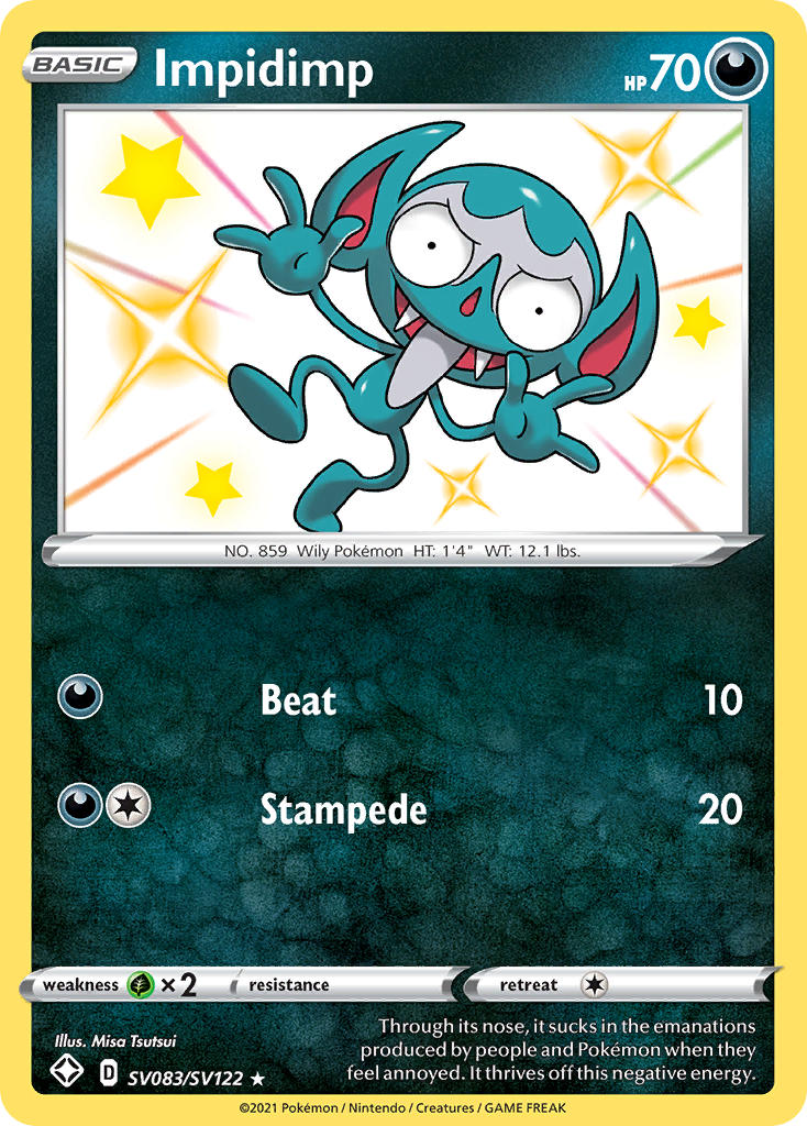 Impidimp (SV083/SV122) [Sword & Shield: Shining Fates] | Jomio and Rueliete's Cards and Comics