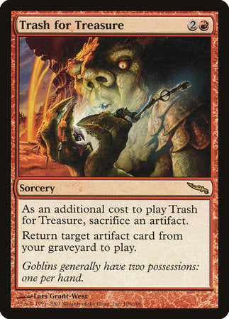 Trash for Treasure [Mirrodin] | Jomio and Rueliete's Cards and Comics
