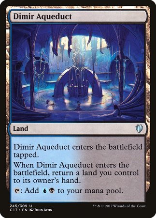 Dimir Aqueduct [Commander 2017] | Jomio and Rueliete's Cards and Comics