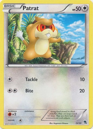 Patrat (12/30) [Black & White: Trainer Kit - Zoroark] | Jomio and Rueliete's Cards and Comics