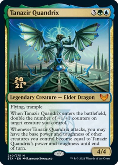 Tanazir Quandrix [Strixhaven: School of Mages Prerelease Promos] | Jomio and Rueliete's Cards and Comics