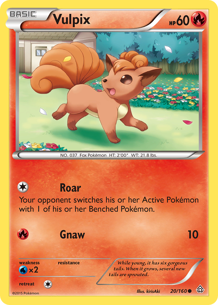 Vulpix (20/160) [XY: Primal Clash] | Jomio and Rueliete's Cards and Comics