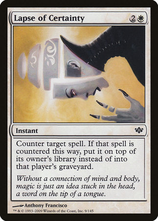 Lapse of Certainty [Conflux] | Jomio and Rueliete's Cards and Comics