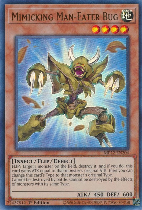 Mimicking Man-Eater Bug [MP22-EN204] Ultra Rare | Jomio and Rueliete's Cards and Comics