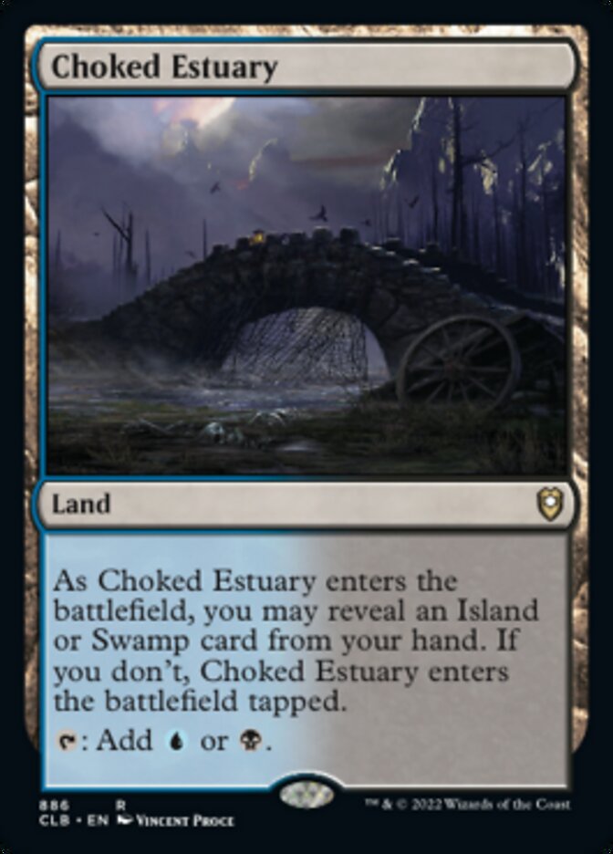 Choked Estuary [Commander Legends: Battle for Baldur's Gate] | Jomio and Rueliete's Cards and Comics
