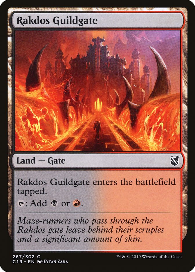 Rakdos Guildgate [Commander 2019] | Jomio and Rueliete's Cards and Comics