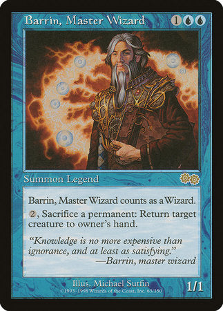 Barrin, Master Wizard [Urza's Saga] | Jomio and Rueliete's Cards and Comics
