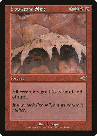 Flowstone Slide [Nemesis] | Jomio and Rueliete's Cards and Comics