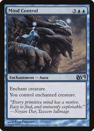 Mind Control [Magic 2012] | Jomio and Rueliete's Cards and Comics