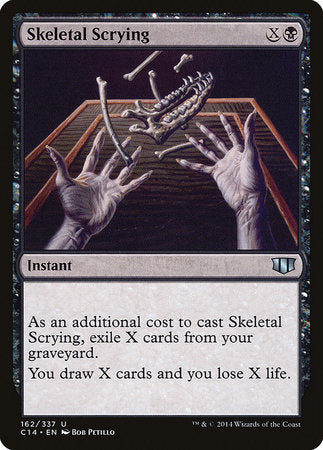 Skeletal Scrying [Commander 2014] | Jomio and Rueliete's Cards and Comics