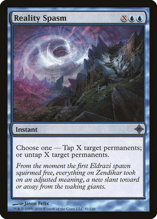 Reality Spasm [Rise of the Eldrazi] | Jomio and Rueliete's Cards and Comics