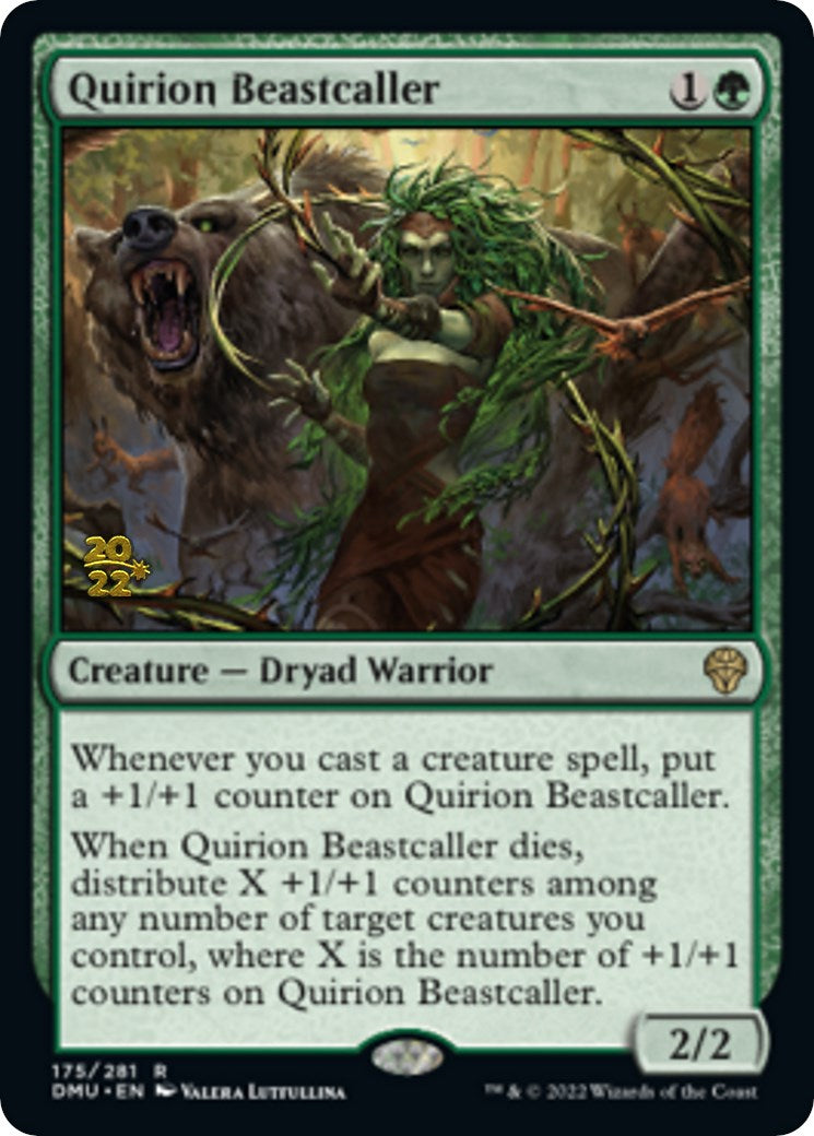 Quirion Beastcaller [Dominaria United Prerelease Promos] | Jomio and Rueliete's Cards and Comics