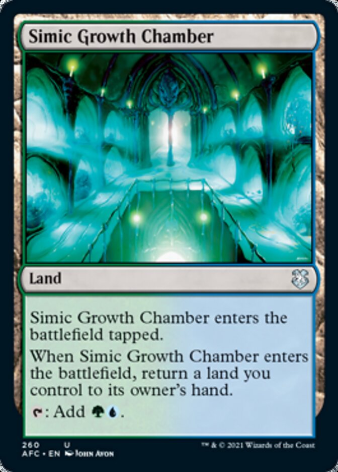 Simic Growth Chamber [Dungeons & Dragons: Adventures in the Forgotten Realms Commander] | Jomio and Rueliete's Cards and Comics