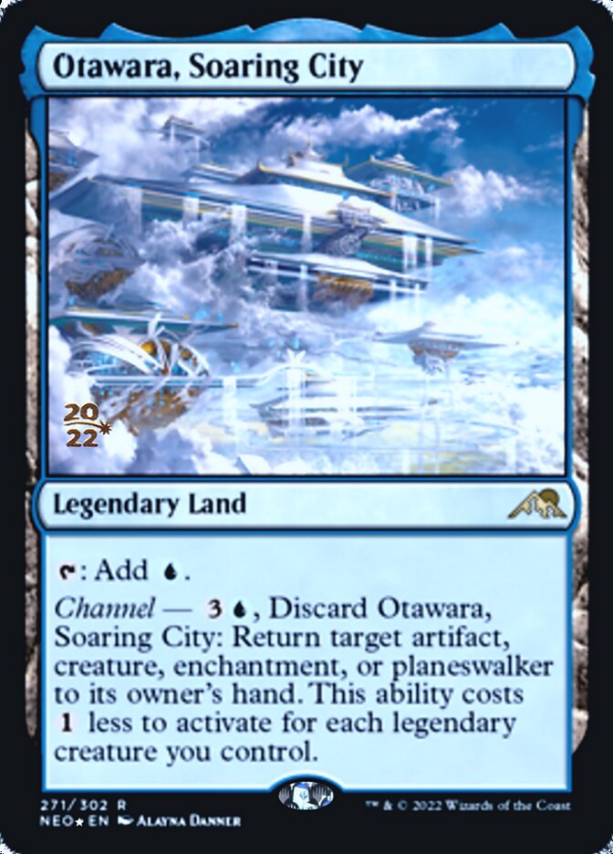 Otawara, Soaring City [Kamigawa: Neon Dynasty Prerelease Promos] | Jomio and Rueliete's Cards and Comics