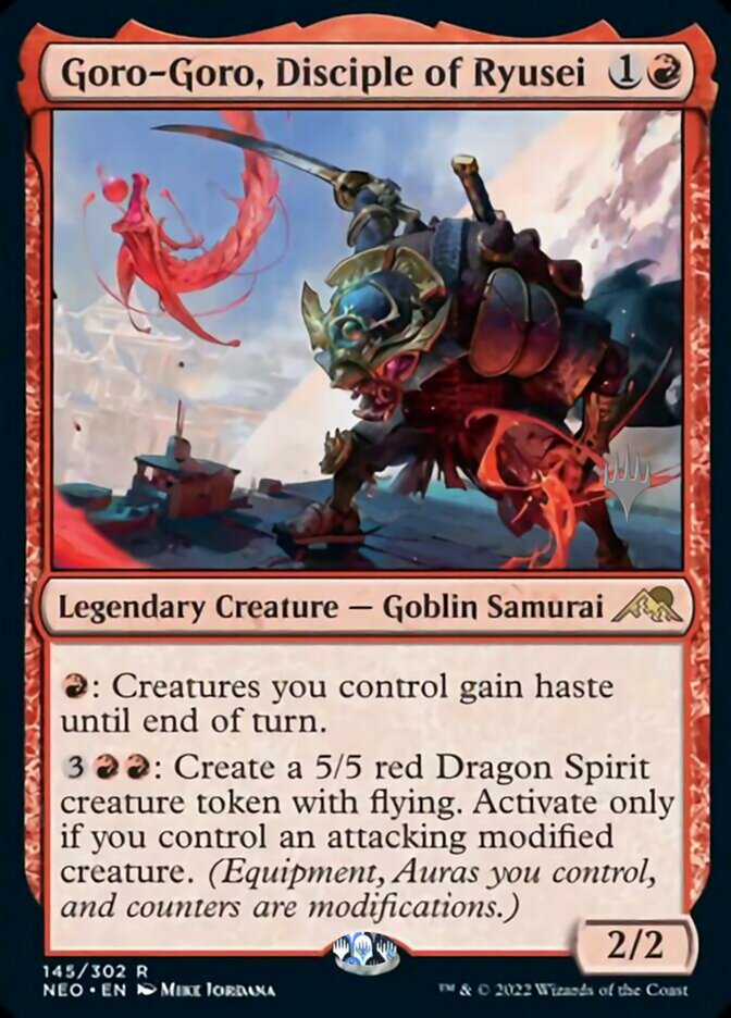 Goro-Goro, Disciple of Ryusei (Promo Pack) [Kamigawa: Neon Dynasty Promos] | Jomio and Rueliete's Cards and Comics