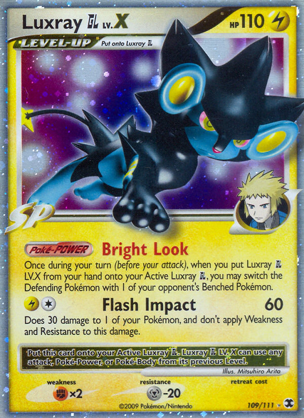 Luxray GL LV.X (109/111) [Platinum: Rising Rivals] | Jomio and Rueliete's Cards and Comics