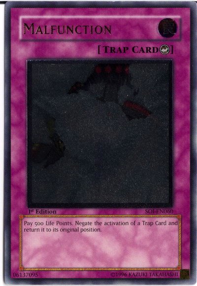 Malfunction (UTR) [SOI-EN060] Ultimate Rare | Jomio and Rueliete's Cards and Comics