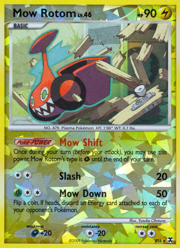 Mow Rotom (RT4) [Platinum: Rising Rivals] | Jomio and Rueliete's Cards and Comics