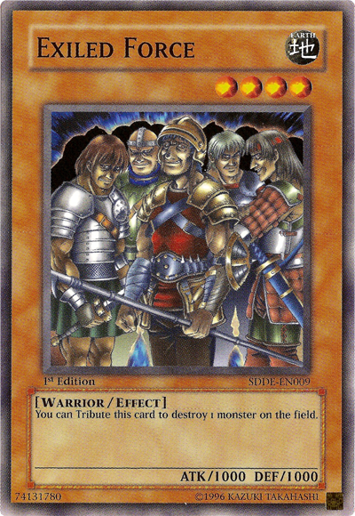 Exiled Force [SDDE-EN009] Common | Jomio and Rueliete's Cards and Comics