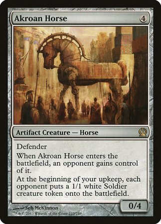 Akroan Horse [Theros] | Jomio and Rueliete's Cards and Comics
