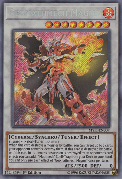 Geomathmech Magma [MYFI-EN007] Secret Rare | Jomio and Rueliete's Cards and Comics